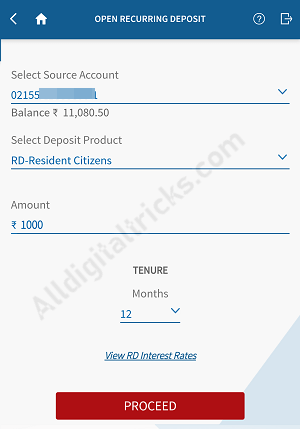 Open Yes Bank RD (Recurring Deposit) Online