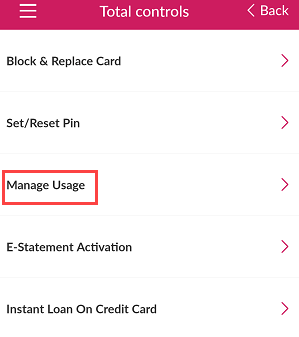 axis credit card International usage