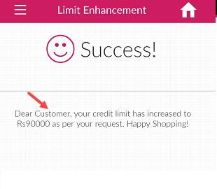 Axis Credit card limit increase