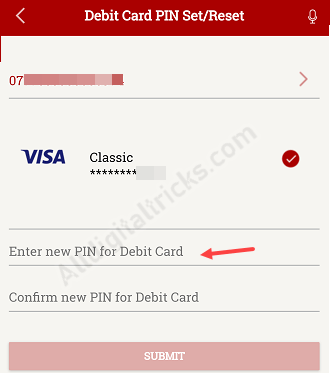 South Indian Bank ATM PIN generate change