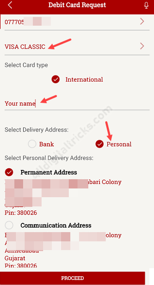 Apply Online South Indian Bank ATM Debit Card