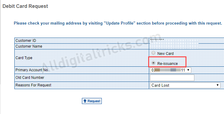 Apply New Yes Bank Debit Card Online
