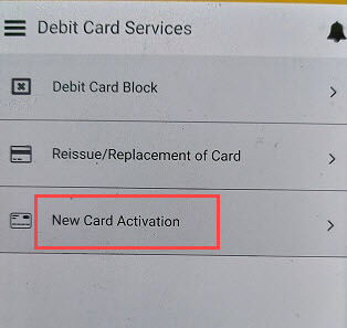 Andhra Bank ATM Debit card activate