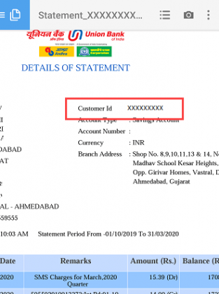 what is user id in union bank account