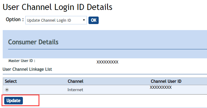 Vijaya Bank Internet Banking User ID