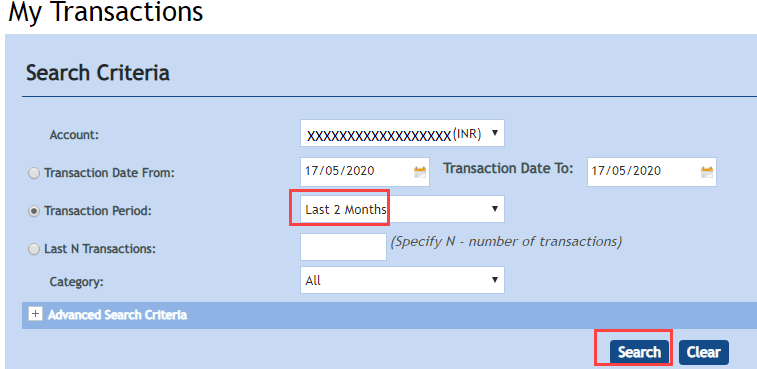 View/Download Vijaya Bank Statement Online