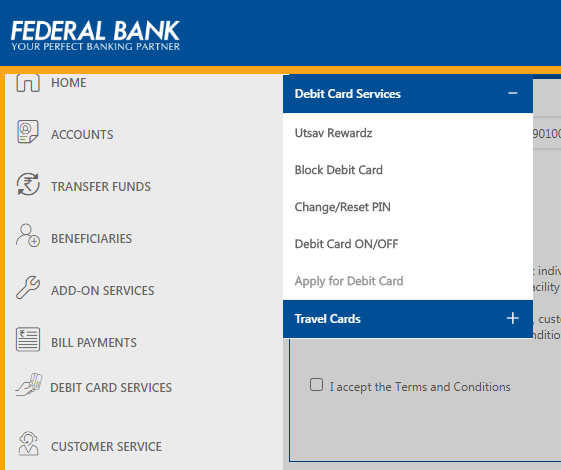  Apply Federal Bank Debit Card Online