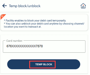  Switch ON/OFF Bank of Baroda ATM Card