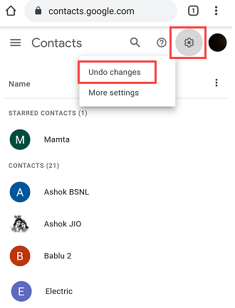 Restore Deleted Contacts on Android Phone