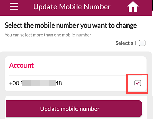 axis mobile banking change mobile number