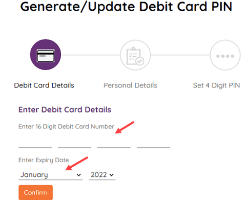 AU Small Finance Bank ATM PIN Online