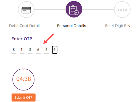 AU Small Finance Bank ATM PIN Online