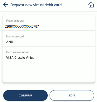 Generate your Bank of Baroda Virtual Debit Card Online