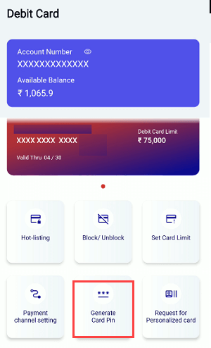 Change/Generate Union Bank of India Debit Card ATM PIN Online