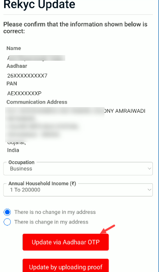 Kotak Bank KYC Update Online 