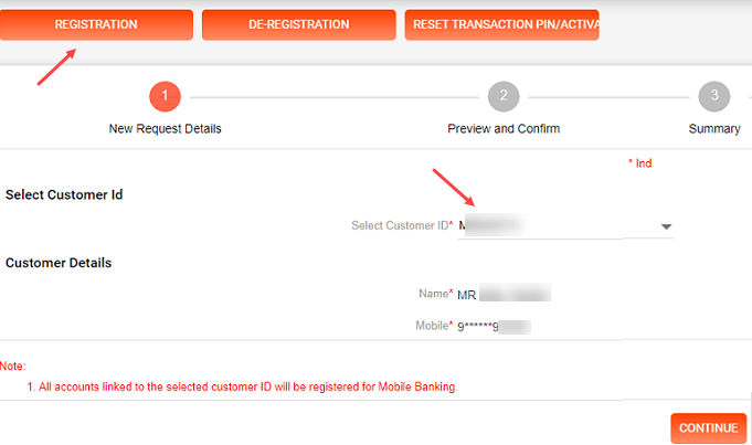 register bank of baroda mobile banking bob world