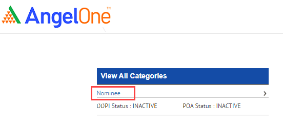 Add nominee Angel One Demat account online