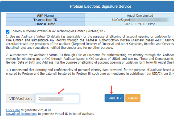 Add nominee Angel One Demat account online