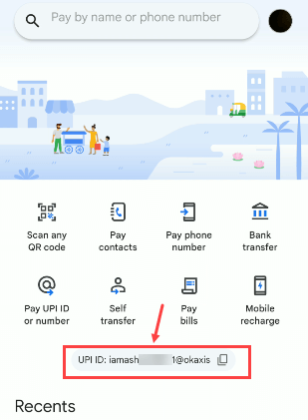 how to check upi id linked bank account