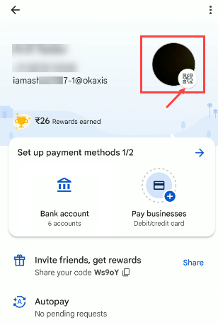 Generate Google Pay QR code