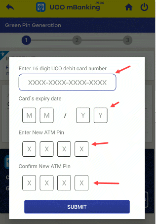 UCO Green PIN Generate