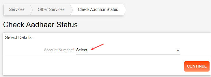 Bank of Baroda Aadhaar link status