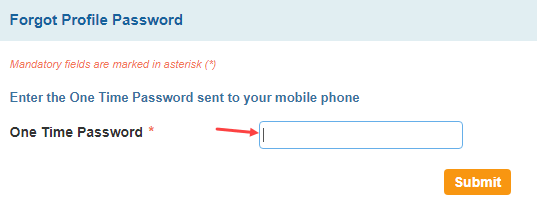 Reset SBI Net Banking Profile Password