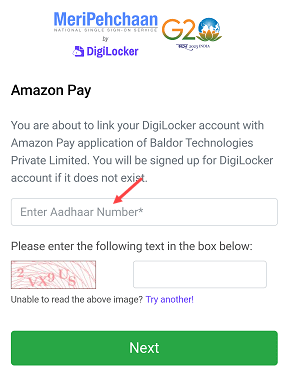 Amazon Pay balance KYC Online