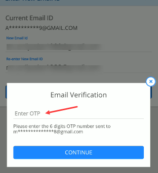 update change HDFC email ID Online