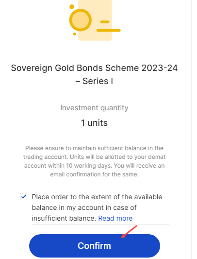 buy Zerodha sovereign gold bond