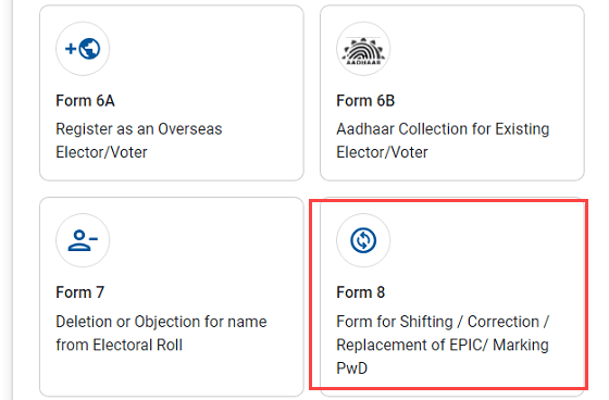 Link register mobile number with Voter ID Card EPIC