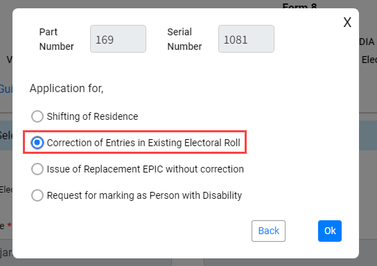 Link register mobile number with Voter ID Card EPIC