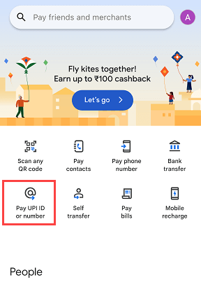 Transfer Money to any UPI App Linked Bank Account using UPI Number on Google Pay