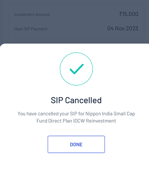 cancel your SIP in the Angel One Mobile App