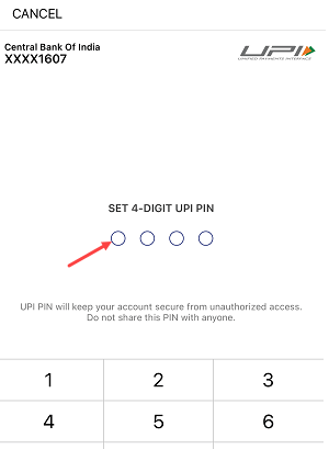 Add Central Bank of India account on Paytm and create upi account