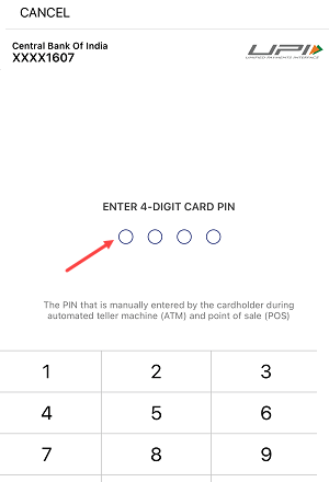 Add Central Bank of India account on Paytm and create upi account