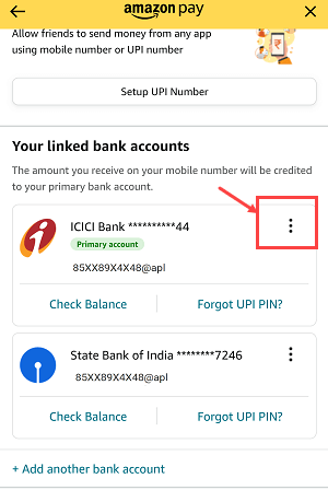 create a new UPI ID with Amazon Pay