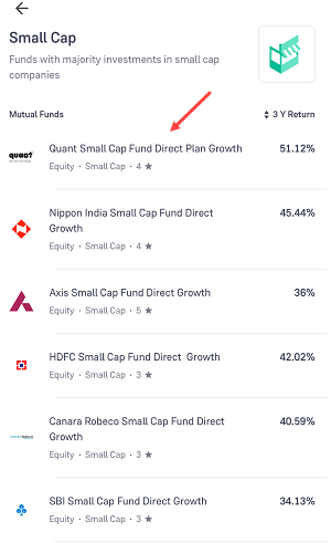 Invest Lump-Sum Amount in Mutual Fund Scheme using Groww Application