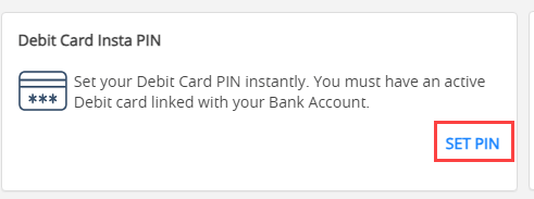 HDFC Debit Card PIN Generation Online Through Insta ATM PIN