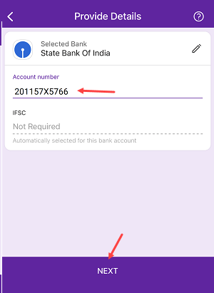 Send Money on Phonepe Using a Bank Account Number
