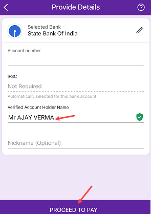 Send Money on Phonepe Using a Bank Account Number