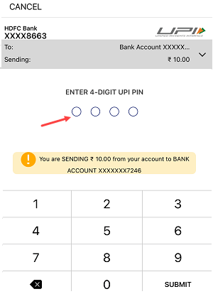 Send Money on Phonepe Using a Bank Account Number