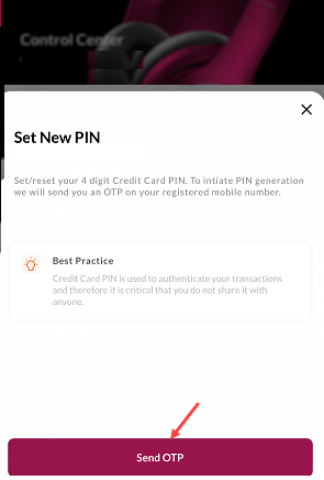 Axis Bank credit card Pin generate Online