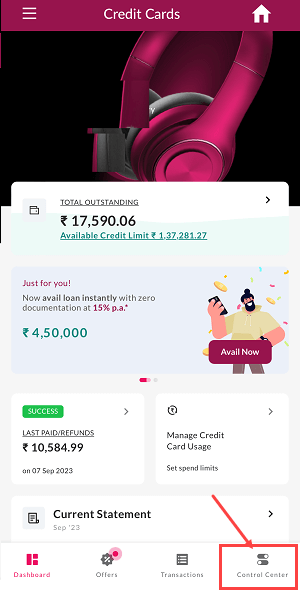 Axis Bank credit card Pin generate Online