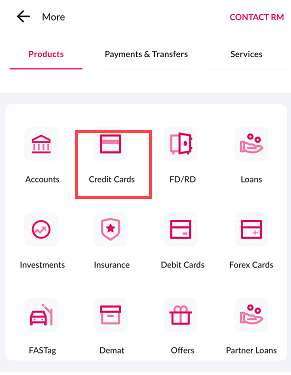 Axis Bank credit card Pin generate Online