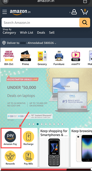 check Amazon Pay ICICI Credit card application status