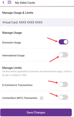 SBI Virtual Debit Card