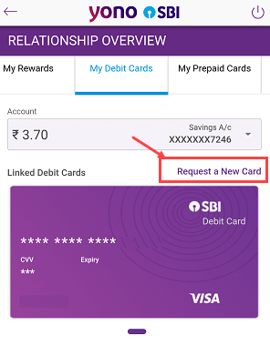 SBI Virtual Debit Card