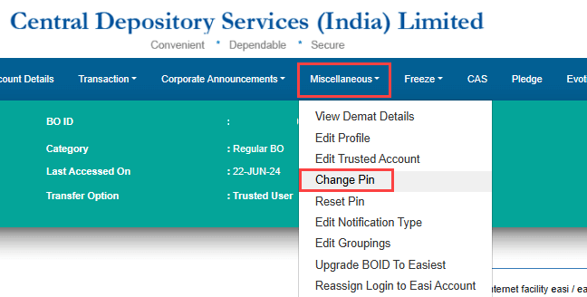 Upgrade CDSL Easiest
