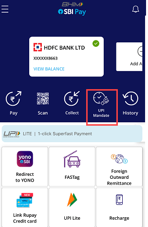 Approve IPO Mandate on SBI Pay UPI App